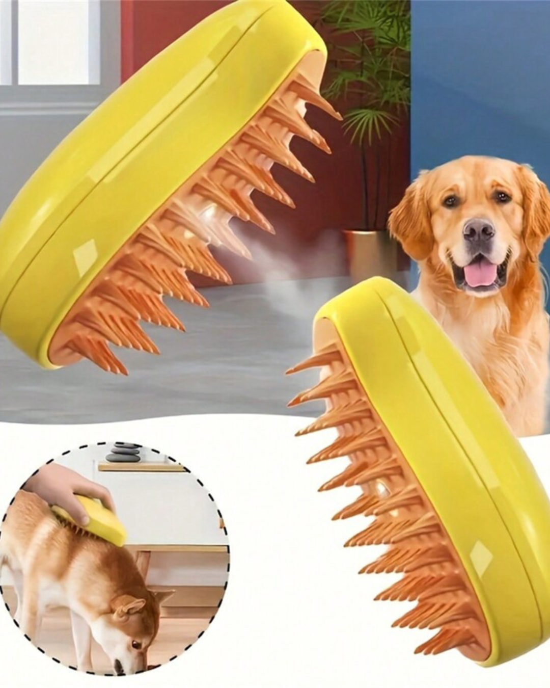 Cepillo a Vapor para Mascota