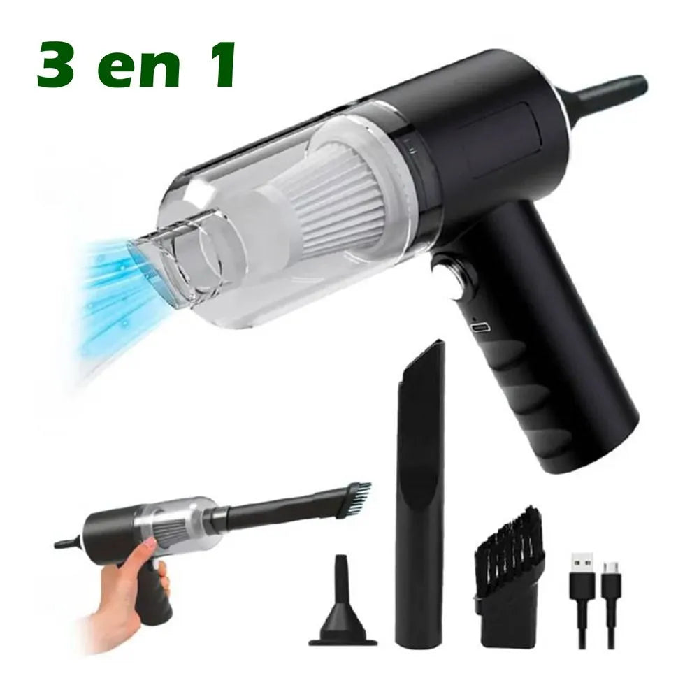 MINI ASPIRADORA PORTATIL 3EN1