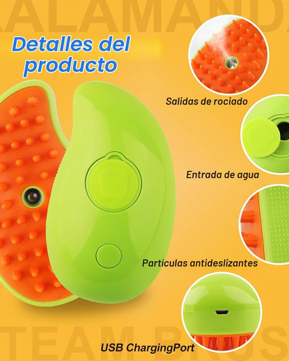 Cepillo Vaporizador para Mascotas